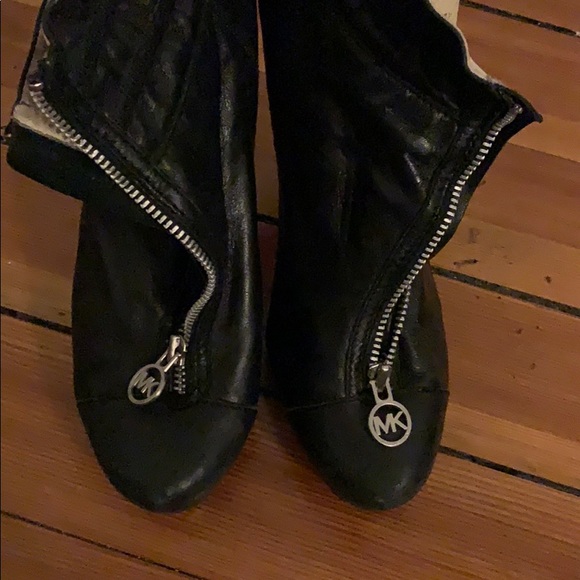 Michael Kors zipper up high heel booties - Picture 3 of 3
